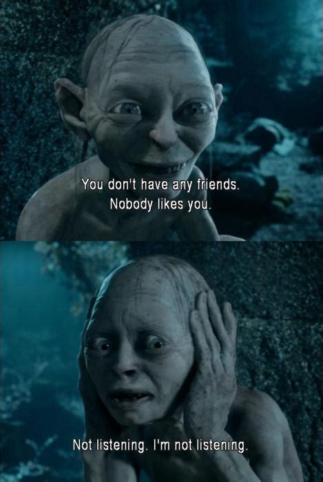 Gollum Funny Quotes. QuotesGram