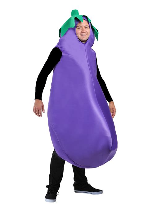 Adult Purple Eggplant Costume | Funny Food Costumes