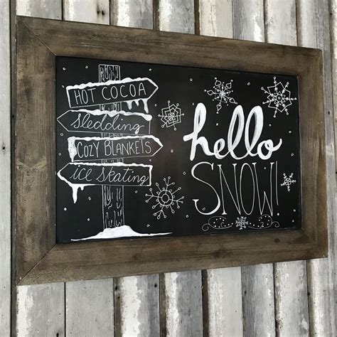 34 Inspiring Christmas Chalkboard Signs Design Ideas Winter Chalkboard Ideas, Christmas ...