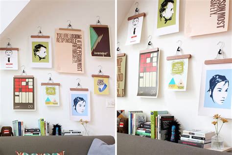 Save a Wall, Hang a Poster: 20 Ideas for Alternative Art Display | Brit ...