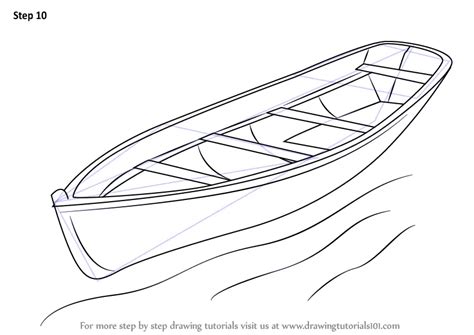 Learn How to Draw a Boat (Boats and Ships) Step by Step : Drawing Tutorials