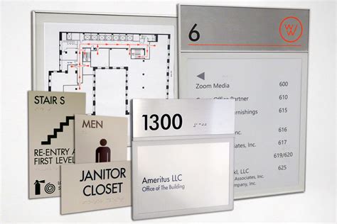 Indoor office signage design - pasasinc