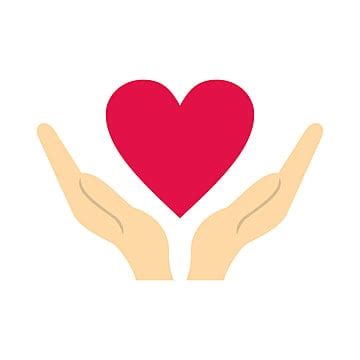 Free Heart And Hand Clipart Holding