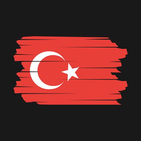 Turkey Flag Brush Vector 19535932 Vector Art at Vecteezy