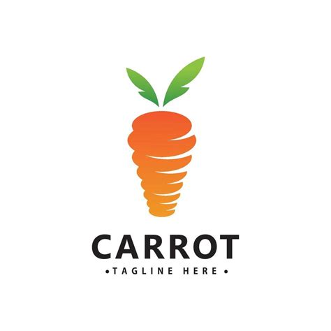 Carrot Logo Icon Vector Design Template 3336424 Vector Art at Vecteezy