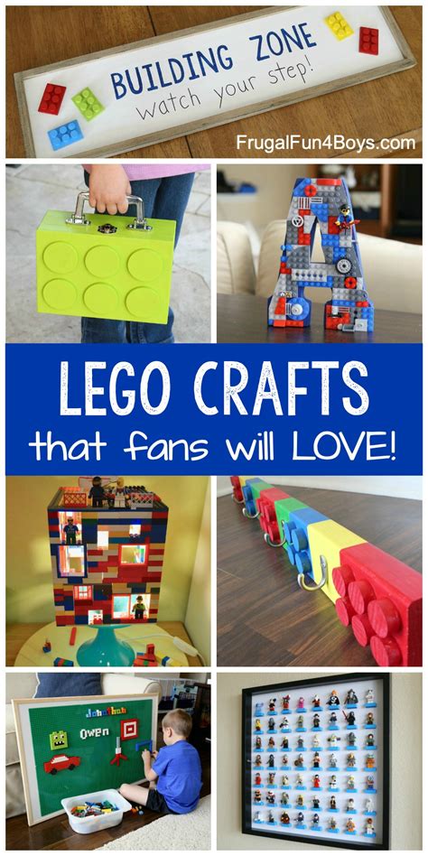 Awesome DIY LEGO Crafts and Room Decor Projects - Frugal Fun For Boys and Girls