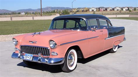 1955 Chevrolet Bel Air Sedan at Denver 2016 as F79 - Mecum Auctions ...