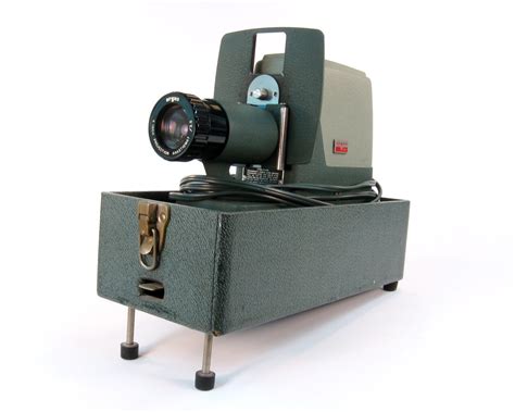 Vintage Slide Projector / Argus 300 / 1950s Vintage Green with