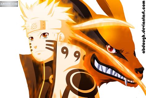 Naruto And Kurama by AbDoUGh on DeviantArt