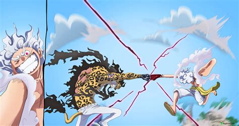 Luffy Gear 5th Vs Awakened Lucci -ONE PIECE 1069- by RaphaelDslt on DeviantArt