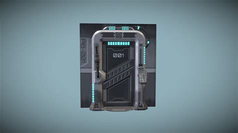 Sci-fi door panel - Download Free 3D model by SamuelGendron [c5d69ef] - Sketchfab