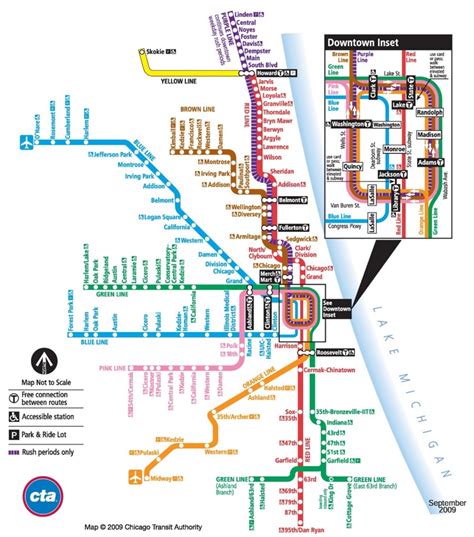 Chicago train map