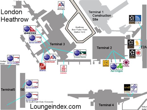 LHR: London Heathrow Airport - Terminal map, airport guide, lounges, bars, restaurants & reviews ...