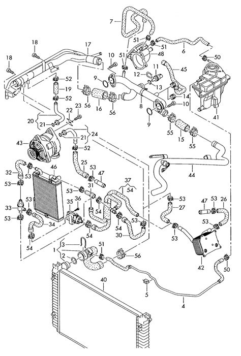 Audi A6/S6/Avant qu. (2005 - 2008) - Coolant cooling system. > ETKA Online > WebAutoCats.com