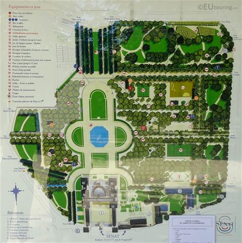 Jardin Du Luxembourg Map | Cities And Towns Map