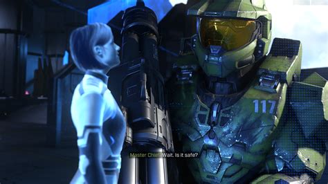 [Halo Infinite] In cutscenes where Master Chief visibly holds a weapon, he will be holding ...