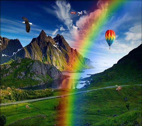 Rainbow Nature, look, nice, HD wallpaper | Peakpx