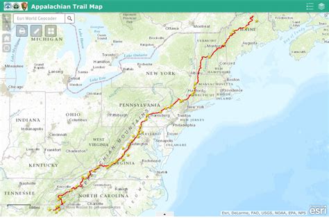 Pennsylvania To Shenandoah | Maps | Appalachian Trail, Appalachian - Printable Appalachian Trail ...