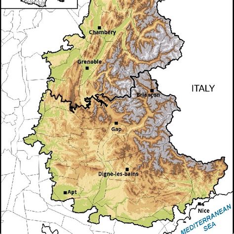 Map Of French Alps