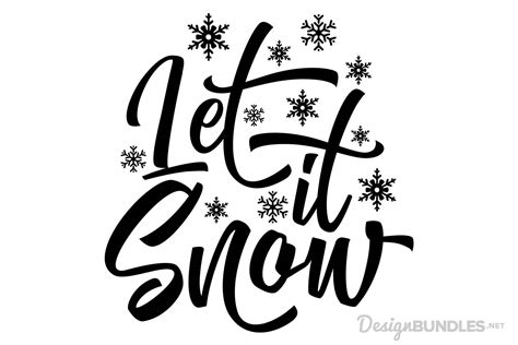 Let it Snow - SVG