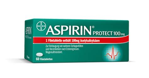 Aspirin Protect 100mg Tablet: Anticoagulant Medicine for Heart