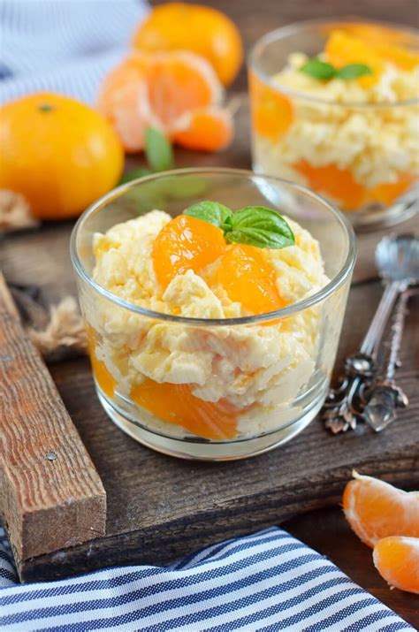 Tangerine Cream Parfait Recipe - COOK.ME