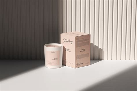 Candle Mockup Set Download, Candle Packaging on Behance