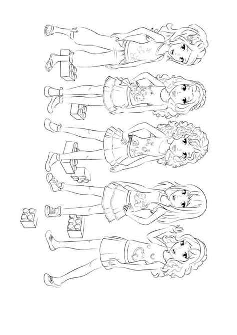 26+ Lego Friends Coloring Pages | Color Info