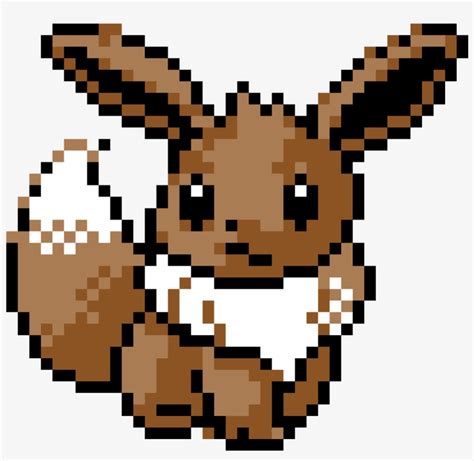 Eevee - Eevee Pixel Art Pokemon PNG Image | Transparent PNG Free Download on SeekPNG