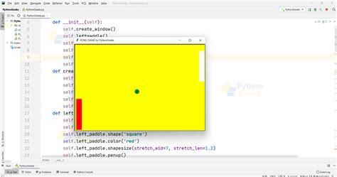 Python Pong Game with Source Code - Python Geeks