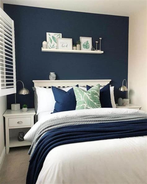 20+30+ Navy Blue Bedroom Color Schemes – HOMYRACKS