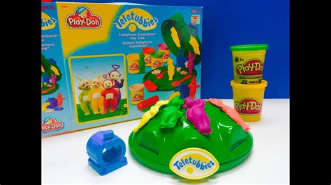 TELETUBBIES Rare Retro PLAY-DOH Tubbytronic Superdome Toy Set! - YouTube