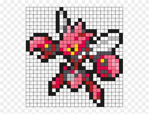 Scizor Pokemon Bead Pattern Perler Bead Pattern / Bead - Pokemon Pixel Art Scizor, HD Png ...