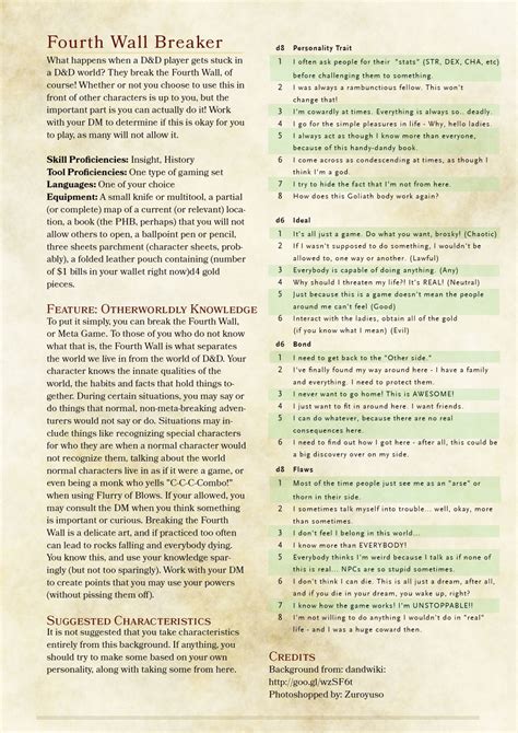 DnD 5e Homebrew Dungeons And Dragons Board, Dungeons And Dragons Classes, Dungeons And Dragons ...