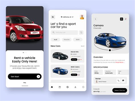 Cars Marketplace Mobile App by Md Rezoan khan on Dribbble