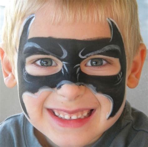 Batman | Face painting halloween, Superhero face painting, Batman face paint