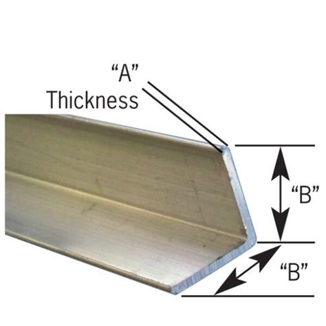 Aluminum Angle Stock 1" X 1" X 1/8" X 5' - Keyser Manufacturing