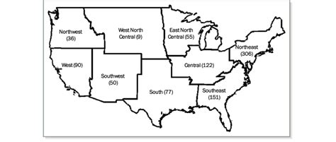 Climate regions of the United States, as defined by the National... | Download Scientific Diagram