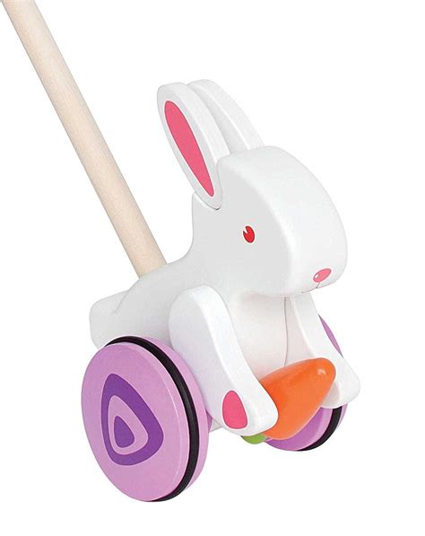 Bunny Push Toy - Push & Pull Toys by HaPe (E0342) - Walmart.com