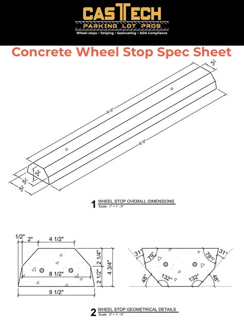 Buy Concrete Wheel Stops Online- Fast Shipping to select counties in FL, GA, AL, MS