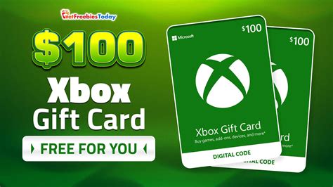 Free $100 Xbox Gift Card | GetFreebiesToday.com