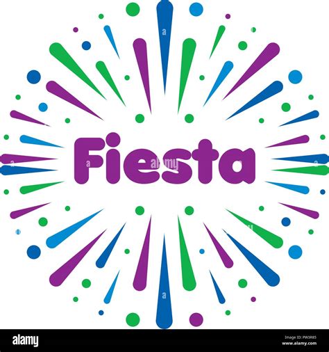 Abstract logo for the Fiesta. Vector illustration Stock Vector Image & Art - Alamy