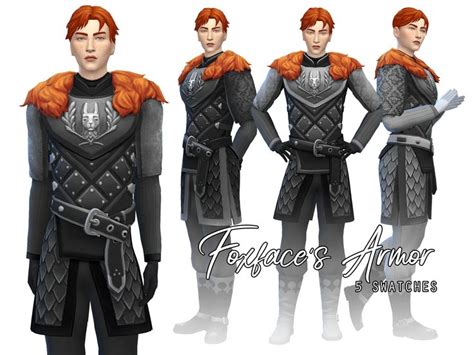 Medieval CC - Foxface’s Armor | Naunakht in 2024 | Sims medieval, Sims, Sims 4