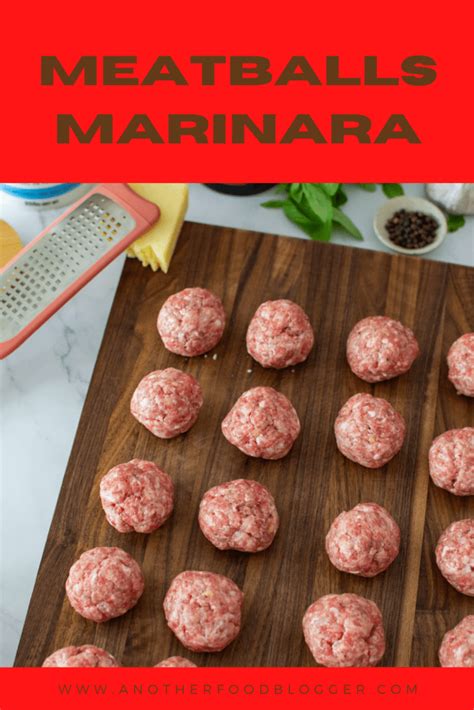 Meatball Marinara - AnotherFoodBlogger