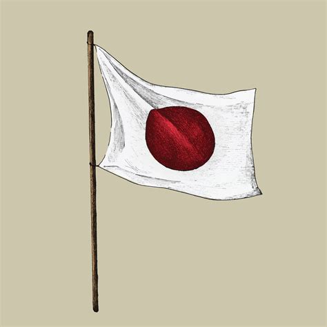 Illustration of Japanese Flag | Premium Vector - rawpixel