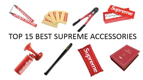 TOP 15 BEST SUPREME ACCESSORIES - YouTube