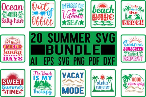 Summer SVG Bundle Bundle · Creative Fabrica