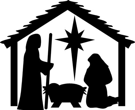 Free Manger Silhouette Cliparts, Download Free Manger Silhouette Cliparts png images, Free ...