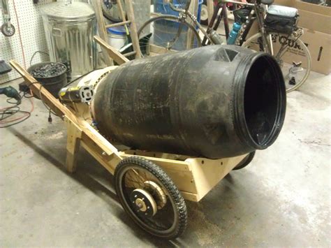 Wheelbarrow Concrete Mixer | Dan's Workshop Blog