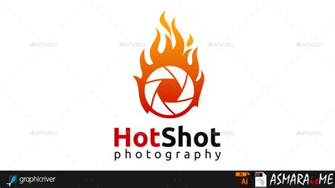 Camera Logo - Hot Shot Photography , Logo Templates | GraphicRiver